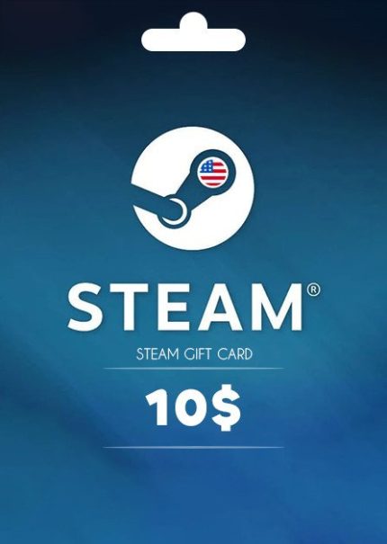 Steam Wallet Gift Card 10 USD Steam Key USD CURRENCY ONLY